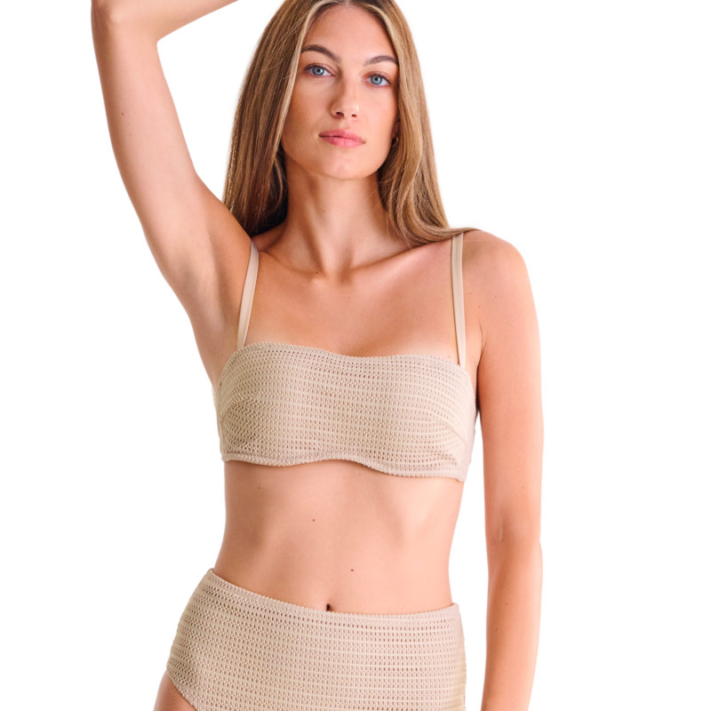 Haut maillot de bain bandeau préformé CALVI