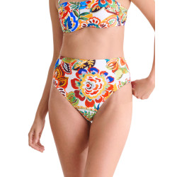 Bas maillot slip de bain échancré taille haute MEXICO