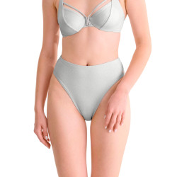 Bas maillot slip de bain échancré taille haute BLUE LAGOON