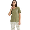 Haut pyjama t-shirt manches courtes MIX AND MATCH