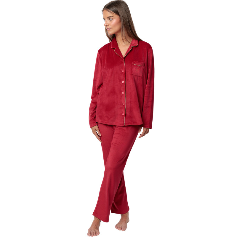 Pyjama velours pantalon chemise Velvet Luxe