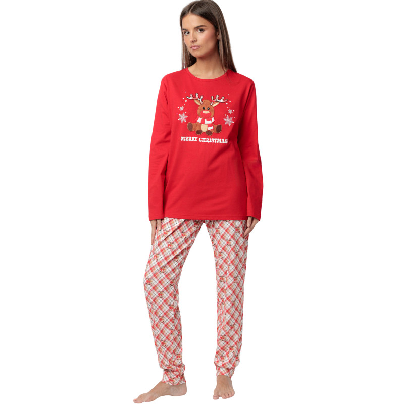 Pyjama pantalon top manches longues Reindeer