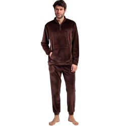 Pyjama pantalon sweat col montant zippé Corduroy