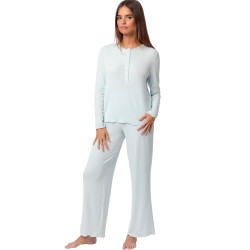 Pyjama pantalon top manches longues Romantic