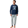 Pyjama velours pantalon top manches longues Aloha Stitch Disney