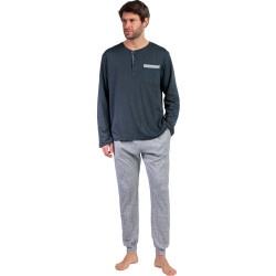 Pyjama pantalon top manches longues Harris