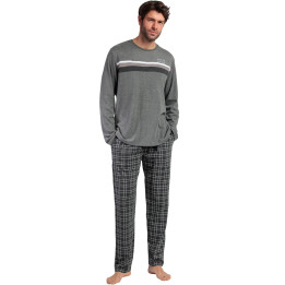 Pyjama pantalon top manches longues Ebony