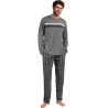 Pyjama pantalon top manches longues Ebony