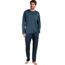 Pyjama pantalon polo manches longues Italic