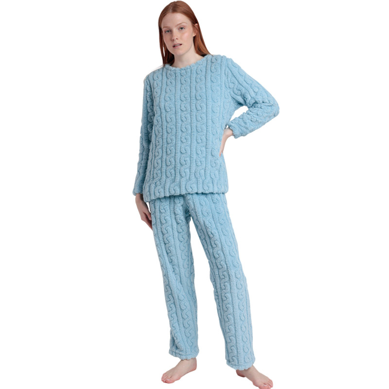 Pyjama pantalon top manches longues Chains