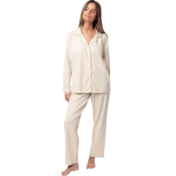 Pyjama pantalon top manches longues Organic Dots