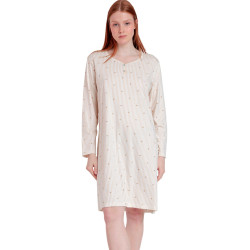 Chemise de nuit manches longues col rond Stripes And Stars