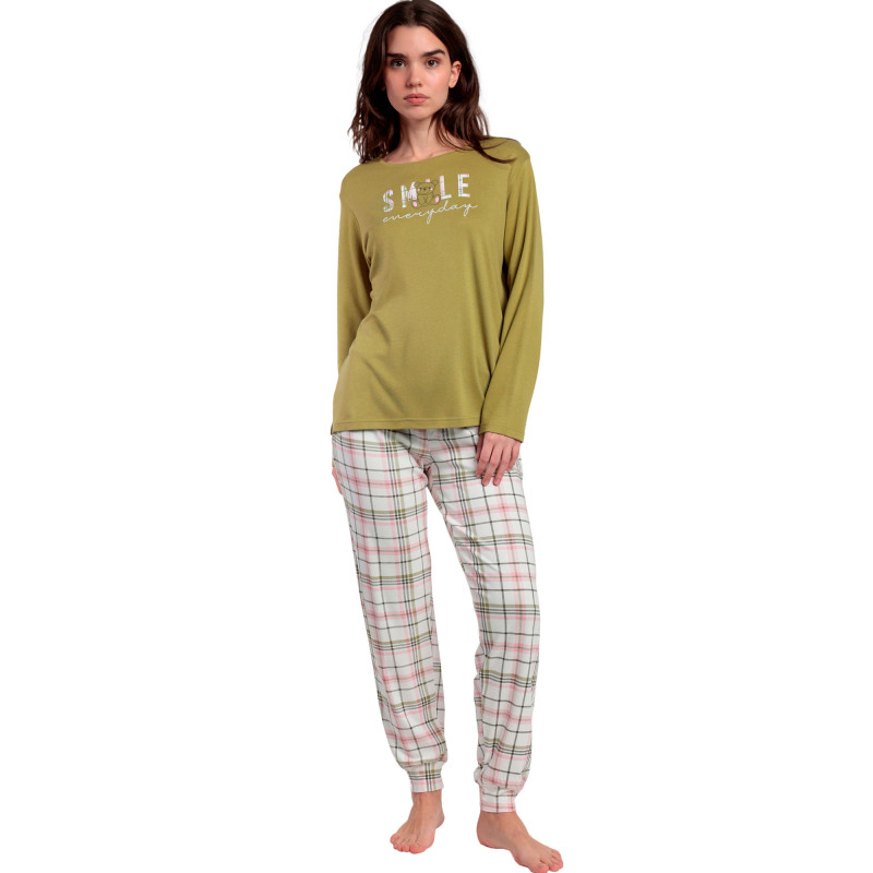 Pyjama pantalon top manches longues Smile Everyday
