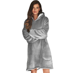 Sweatshirt poncho à capuche extra large PC1 STYLE ADD