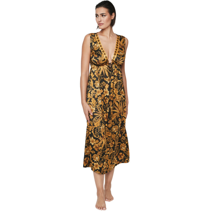 Nuisette longue sans manches P117 ACANTHUS