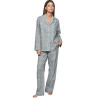 Pyjama pantalon chemise manches longues P114 HERITAGE