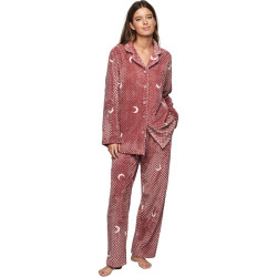 Pyjama pantalon chemise manches longues P112 ETOILE DE SOIR