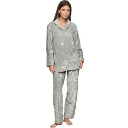 Pyjama pantalon chemise manches longues P112 ETOILE DE SOIR