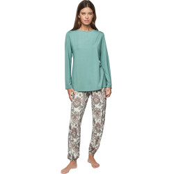 Pyjama pantalon top manches longues P109 CACHEMIRE BAMBOO