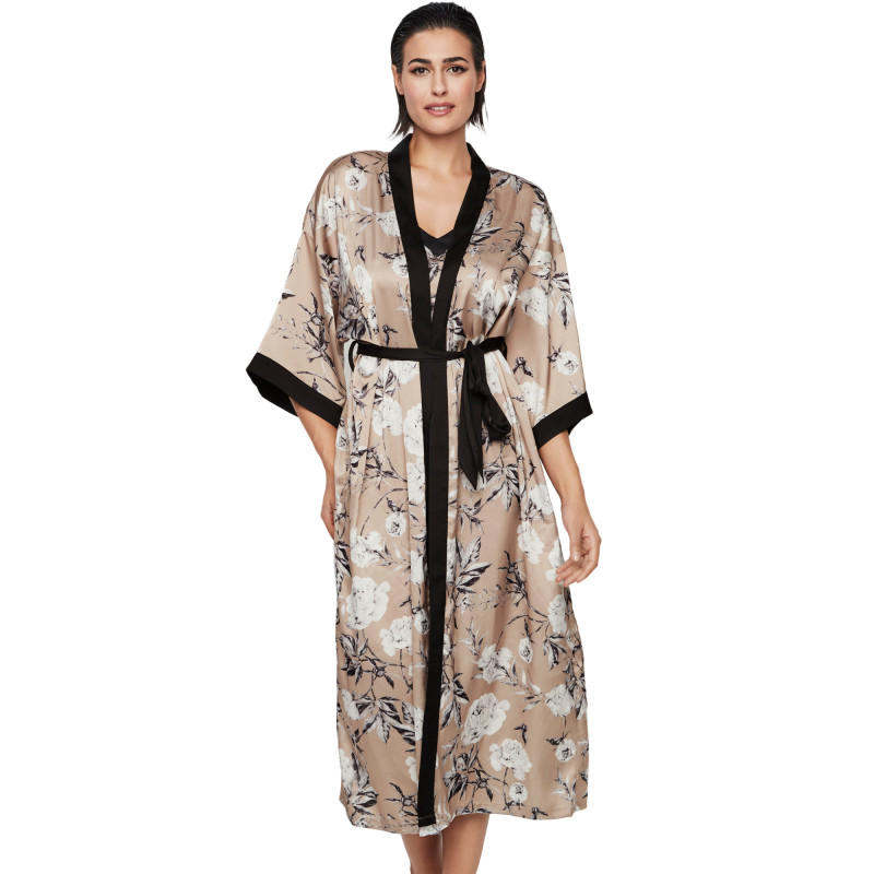 Déshabillé long manches trois quarts MALITZIA