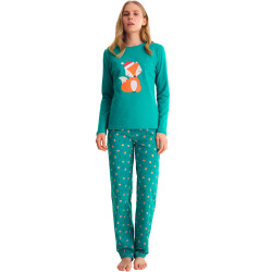 Pyjama pantalon droit top M.longues FOXY