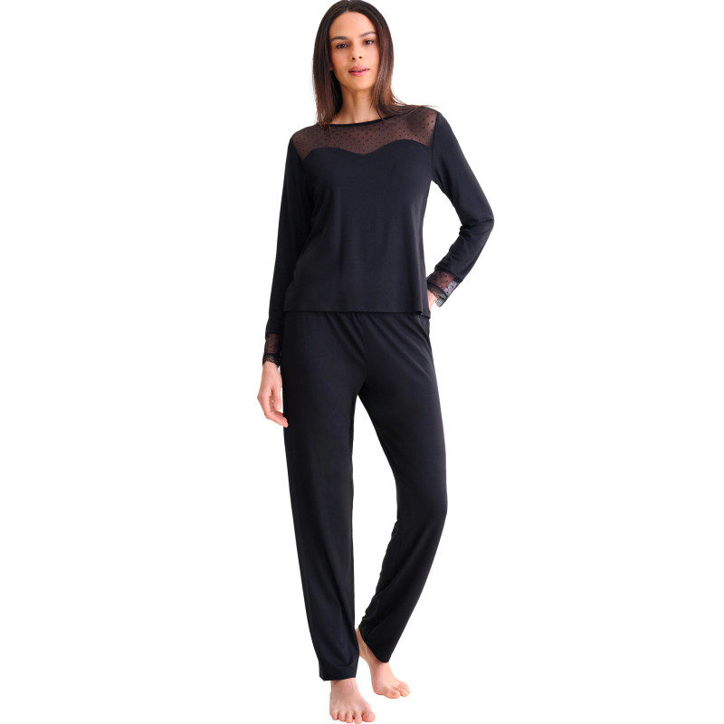 Pyjama pantalon top manches longues ROXANNE