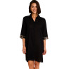 Robe chemise de plage manches mi-longues DUNA