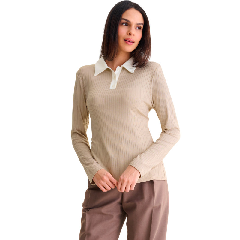 Top polo manches longues REMI
