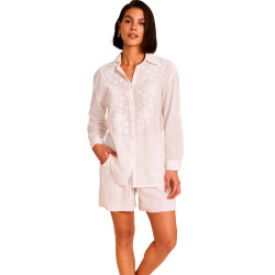 Ensemble de plage brodé short chemise COMPLEMENTOS