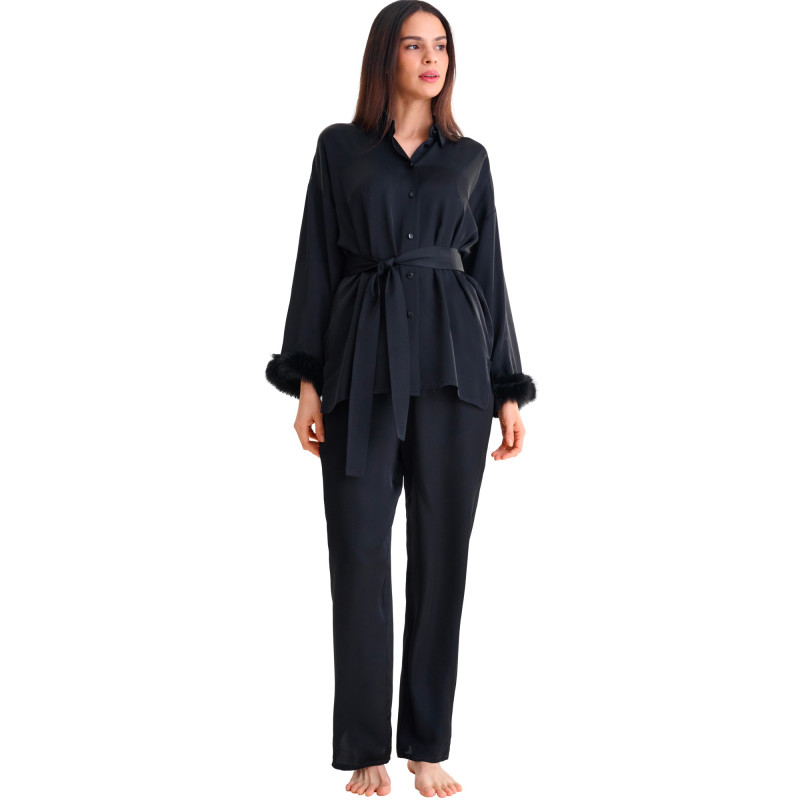 Pyjama pantalon chemise manches longues PASSION