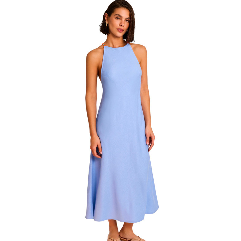 Robe longue estivale sans manches SUNSET