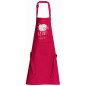 Recycelte Küchenschürze Chef maman Rose 72 X 90