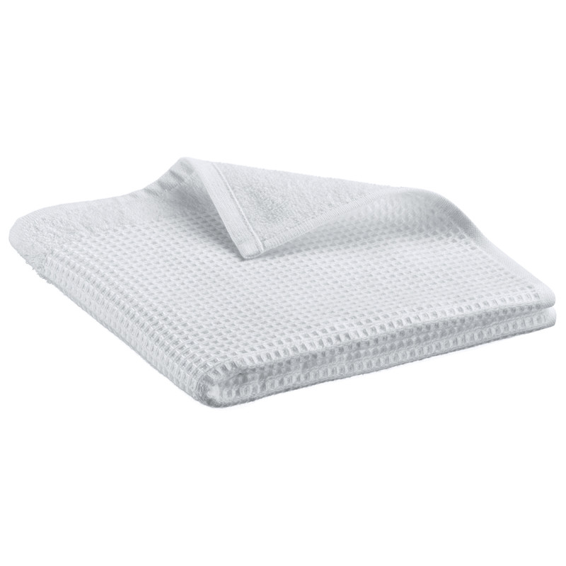 Asciugamano ospite riciclato Abby Blanc 30 X 50