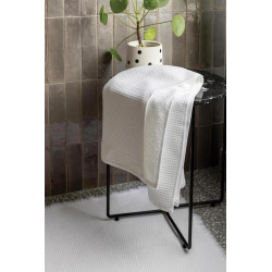 Toalla de baño reciclada Abby Blanc 50 X 100
