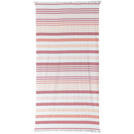 Gerecycleerde hammamdoek Samoa Brique 100 X 200