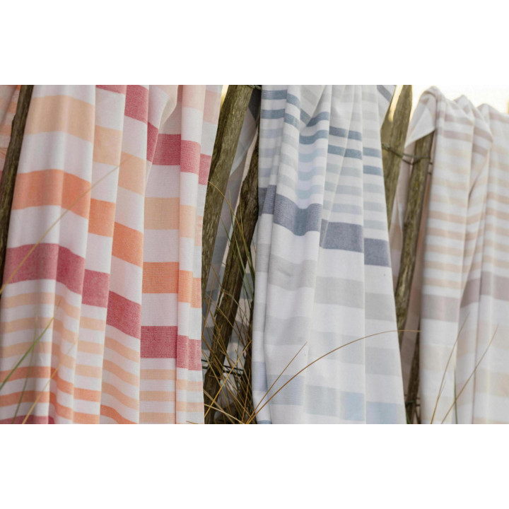 Telo hammam riciclato Samoa Brique 100 X 200
