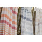 Drap hammam recyclé Samoa Brique 100 x 200