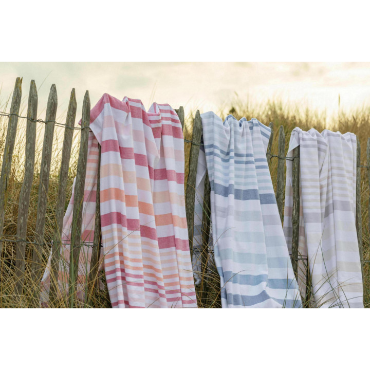 Gerecycleerde hammamdoek Samoa Brique 100 X 200