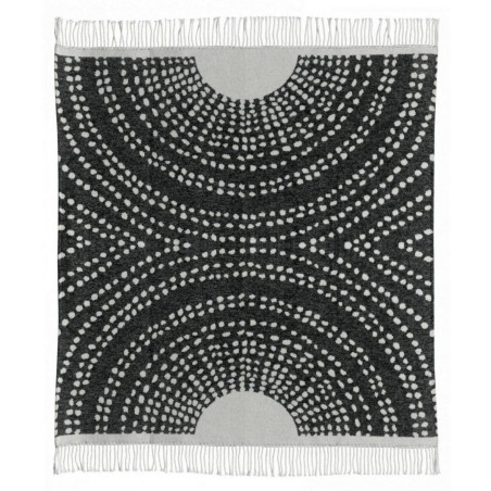 Plaid recyclé Taina Carbone 127 x 160