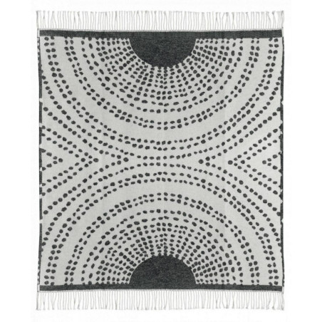 Gerecycleerde plaid Taina Carbone 127 X 160
