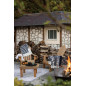 Manta reciclada Taina Carbone 127 X 160