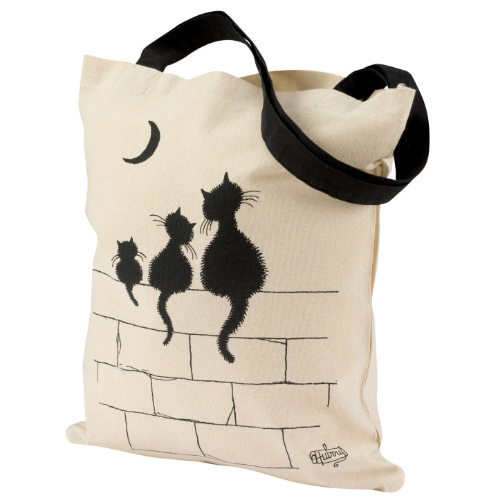 Tas Dubout 3 chats Écru 40 X 35