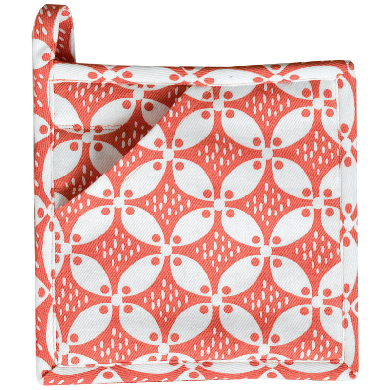 Recycelter 2-in-1-Topflappen Fatou Corail 20 X 20