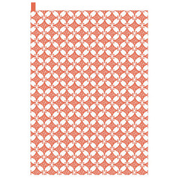 Recyceltes Geschirrtuch Fatou Corail 50 X 70