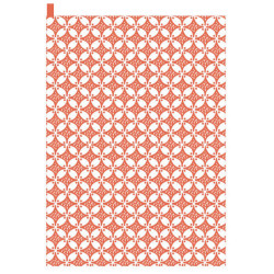 Torchon Fatou recyclé Corail 50 x 70