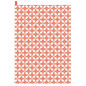 Torchon Fatou recyclé Corail 50 x 70