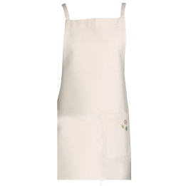 Gerecycleerd keukenschort Gardenia Écru 110 X 80