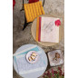 Conjunto de mesa Hoja Ambre 33 X 45