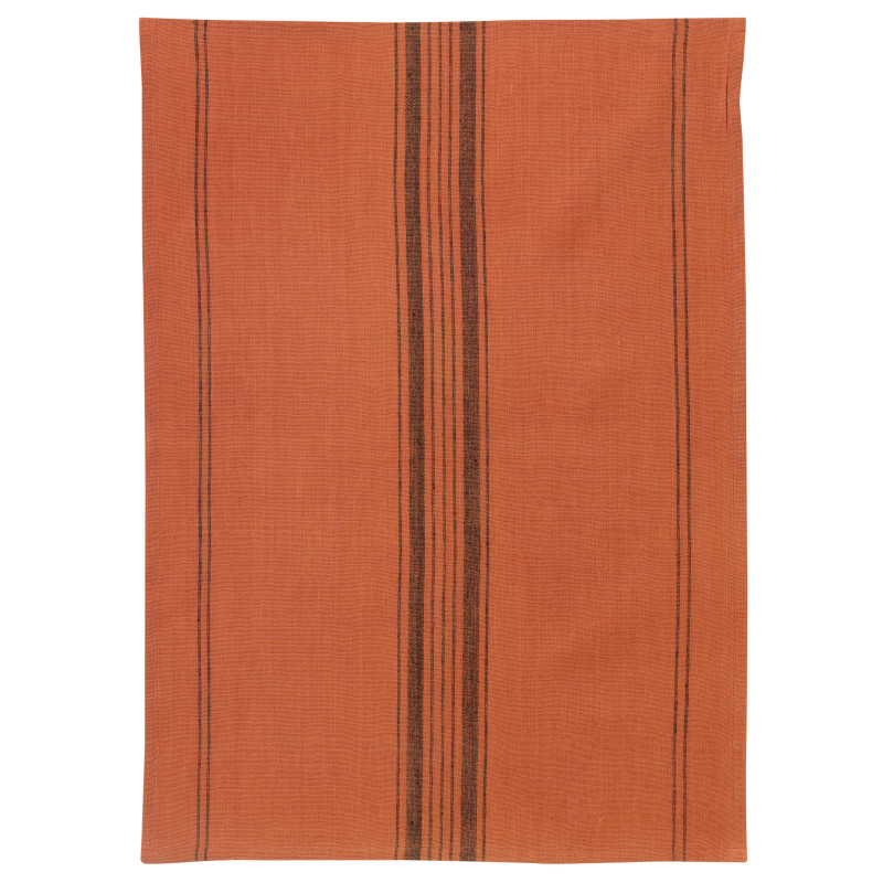 Strofinaccio misto righe Kilia Brique 50 X 70