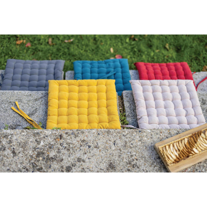 Gerecycleerd stoelkussen 36 punten Zea Naturel 38 X 38 X 3